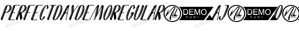 PerfectDayDemoRegular-aj2o字体转换