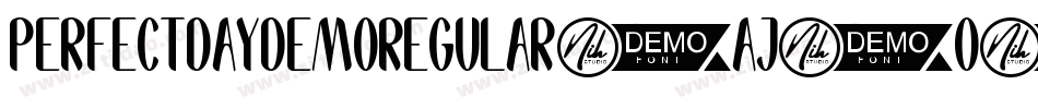 PerfectDayDemoRegular-aj2o字体转换