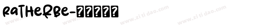 Ratherbe字体转换