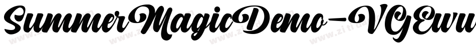 SummerMagicDemo-VGEww字体转换