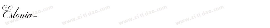 Estonia字体转换