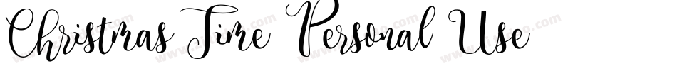 Christmas-Time-Personal-Use字体转换