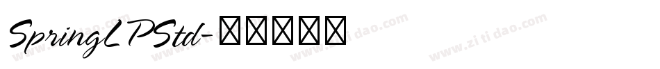 SpringLPStd字体转换