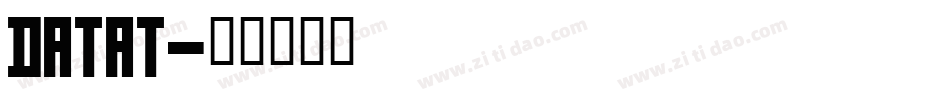 DATAT字体转换