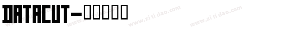 Datacut字体转换