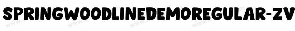 SpringwoodLineDemoRegular-ZvA8字体转换 SpringwoodLineDemoRegular-ZvA8字体转换