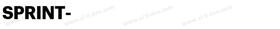 SPRINT字体转换