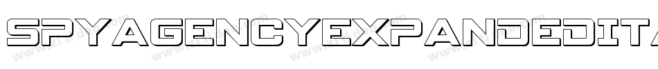 SpyAgencyExpandedItalic-3zlY6字体转换 SpyAgencyExpandedItalic-3zlY6字体转换