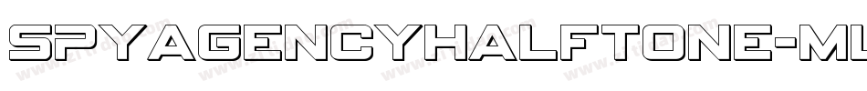 SpyAgencyHalftone-mL2xP字体转换