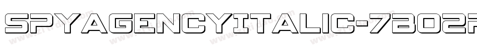 SpyAgencyItalic-7BO2P字体转换
