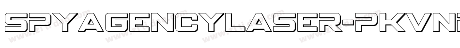 SpyAgencyLaser-PKVnr字体转换