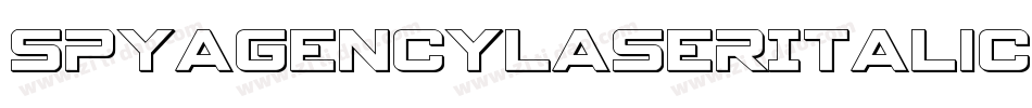 SpyAgencyLaserItalic-L3VpZ字体转换