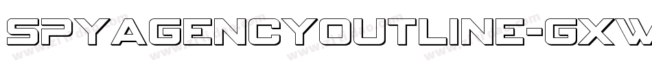 SpyAgencyOutline-gxwWR字体转换