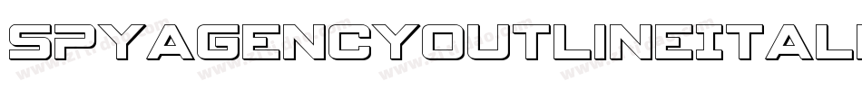 SpyAgencyOutlineItalic-owvD0字体转换 SpyAgencyOutlineItalic-owvD0字体转换