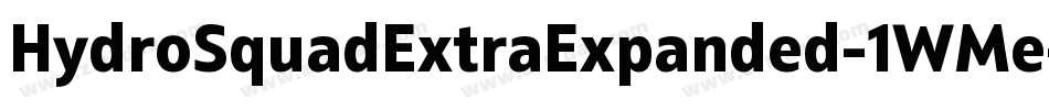 HydroSquadExtraExpanded-1WMe字体转换