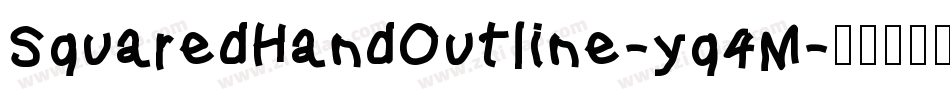 SquaredHandOutline-yq4M字体转换