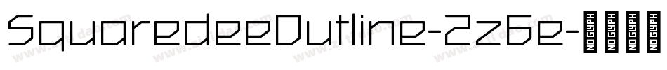 SquaredeeOutline-2z6e字体转换