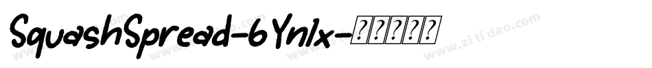 SquashSpread-6Yn1x字体转换