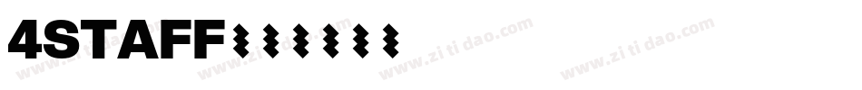 4STAFF字体转换