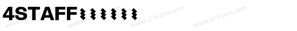 4STAFF字体转换