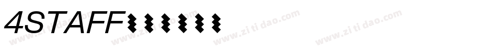 4STAFF字体转换