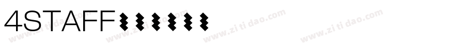 4STAFF字体转换