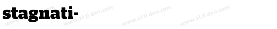 stagnati字体转换