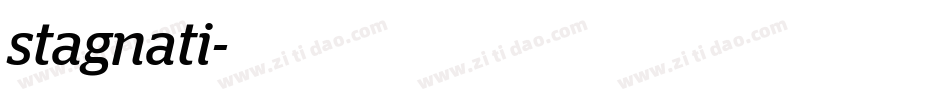 stagnati字体转换