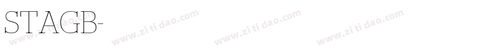 STAGB字体转换