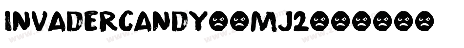 InvaderCandy-8Mj2字体转换