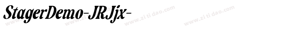 StagerDemo-JRJjx字体转换