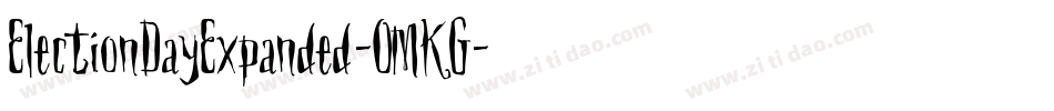 ElectionDayExpanded-0MKG字体转换