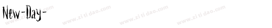 New-Day字体转换