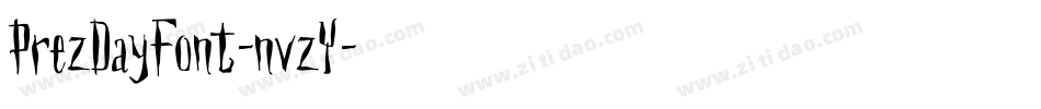 PrezDayFont-nvzY字体转换