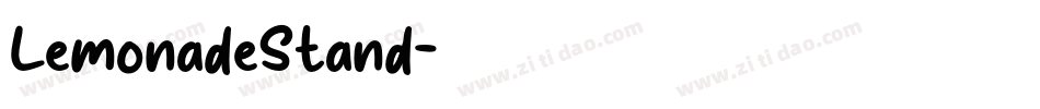 LemonadeStand字体转换