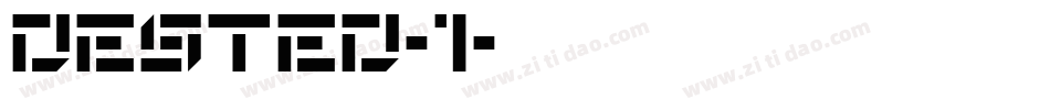DESTED-1字体转换