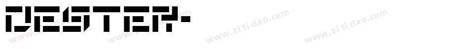 Dester字体转换