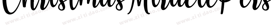 ChristmasMiraclePersonalUse-8DZ0字体转换