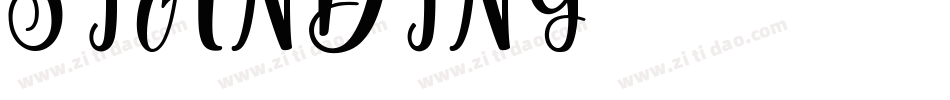 STANDING字体转换