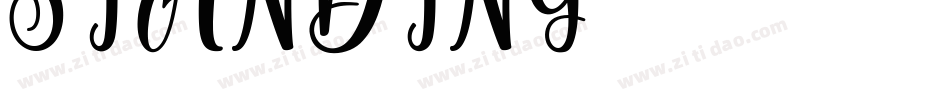 STANDING字体转换