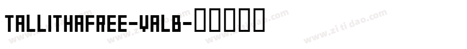 TallithaFree-VALB字体转换