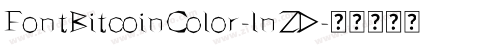 FontBitcoinColor-lnZD字体转换