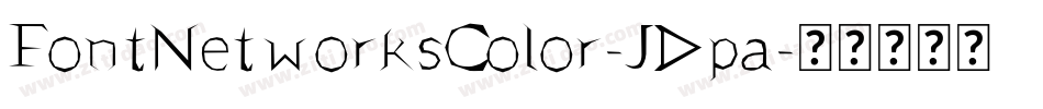 FontNetworksColor-JDpa字体转换
