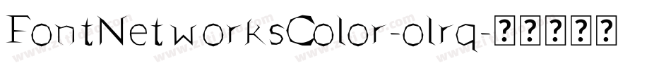 FontNetworksColor-olrq字体转换