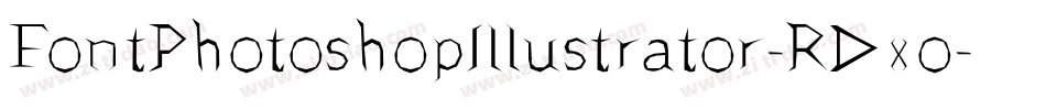 FontPhotoshopIllustrator-RDxo字体转换 FontPhotoshopIllustrator-RDxo字体转换