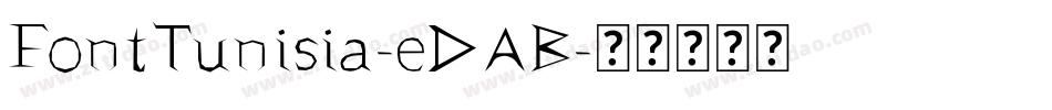 FontTunisia-eDAB字体转换