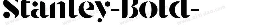 Stanley-Bold字体转换