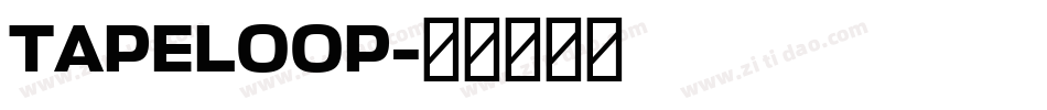 TAPELOOP字体转换