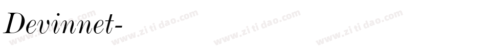 Devinnet字体转换