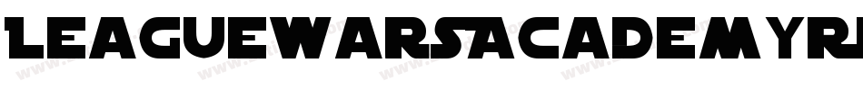 LeagueWarsAcademyRegular-BEWB字体转换